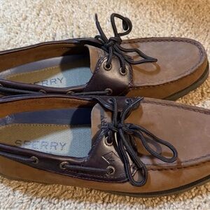 Sperry Men's Brown Leather Boat Shoes